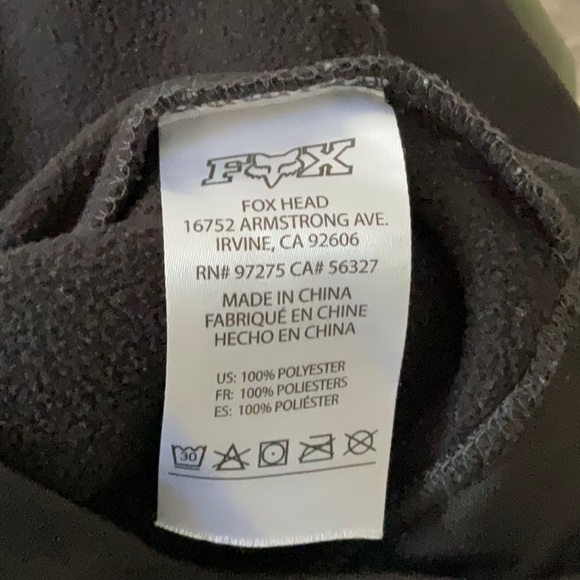 Fox Racing Black Men's Hoodie - Picture 5 of 7